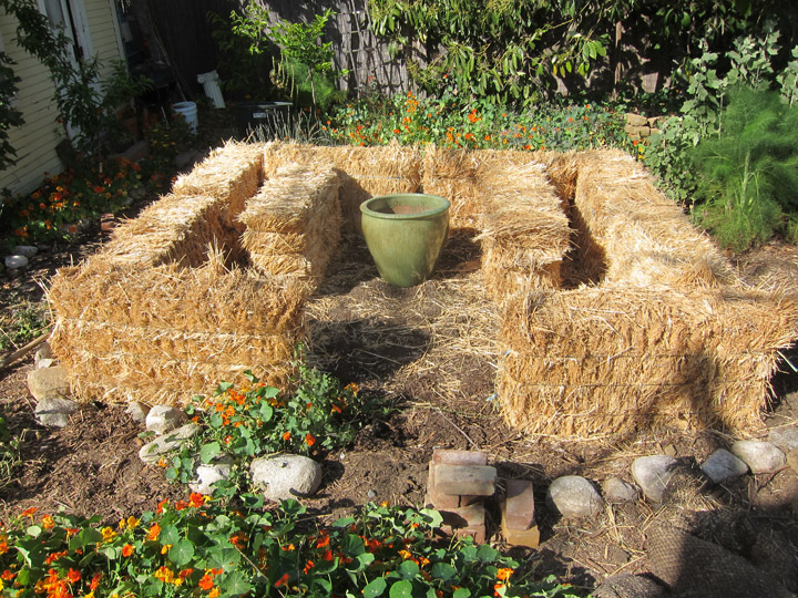 Our New Straw Bale Garden Part I Root Simple